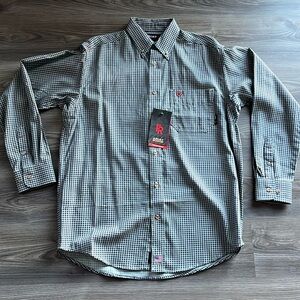 Ariat FR Long-Sleeved Shirt - Men’s Medium Blue